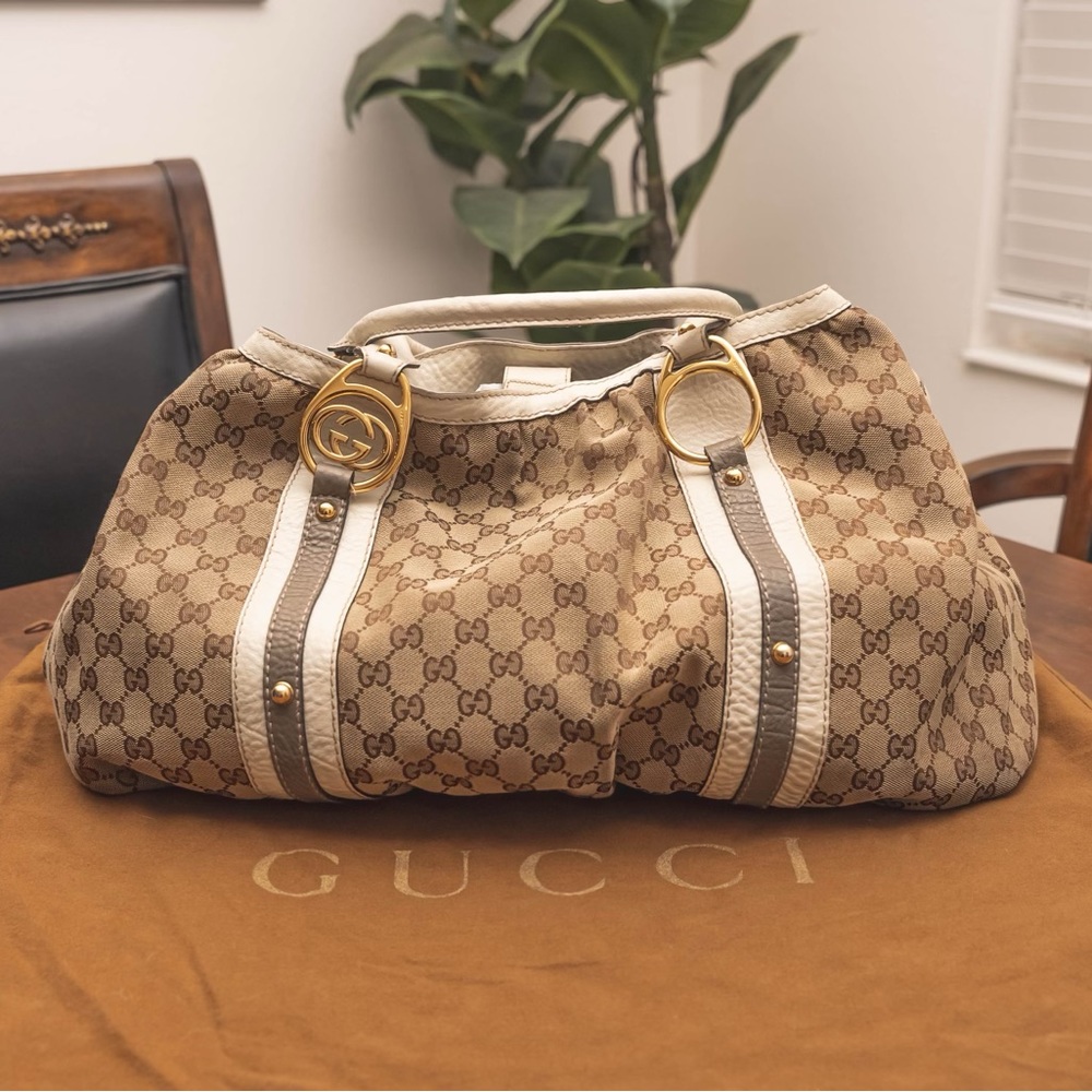 Gucci GG Canvas Interlocking Icon Tote